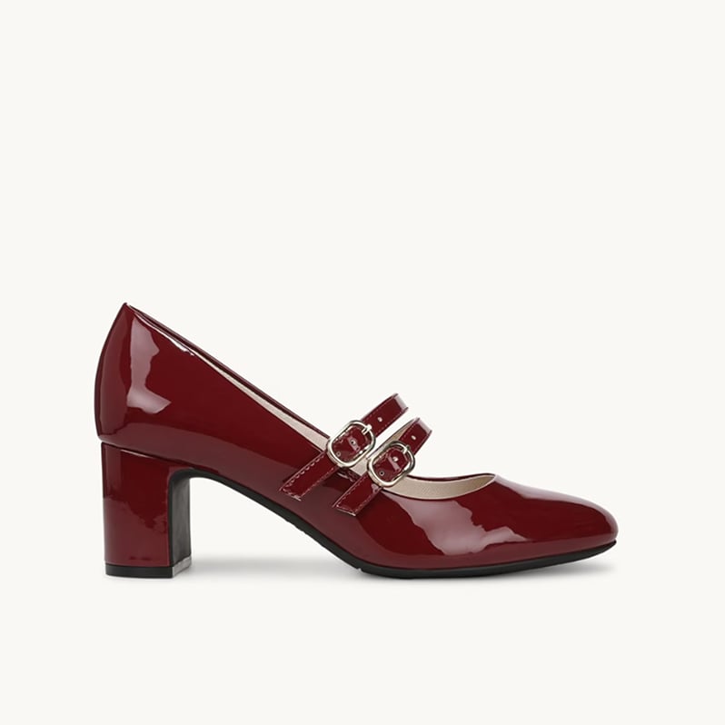 a red LifeStride heel