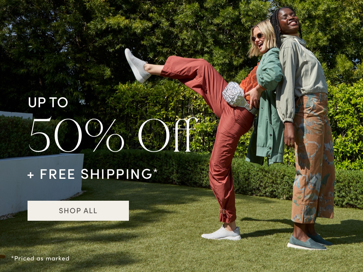 Up to 50% Off + Free Shipping 