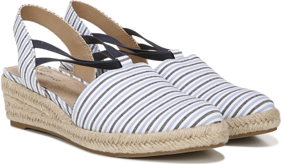 lifestride flair women's wedges