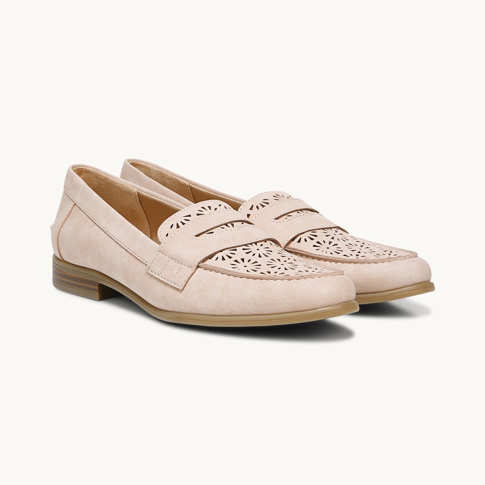 Maddie - Women Comfort Sole Wedge Shoes in Beige & Brown