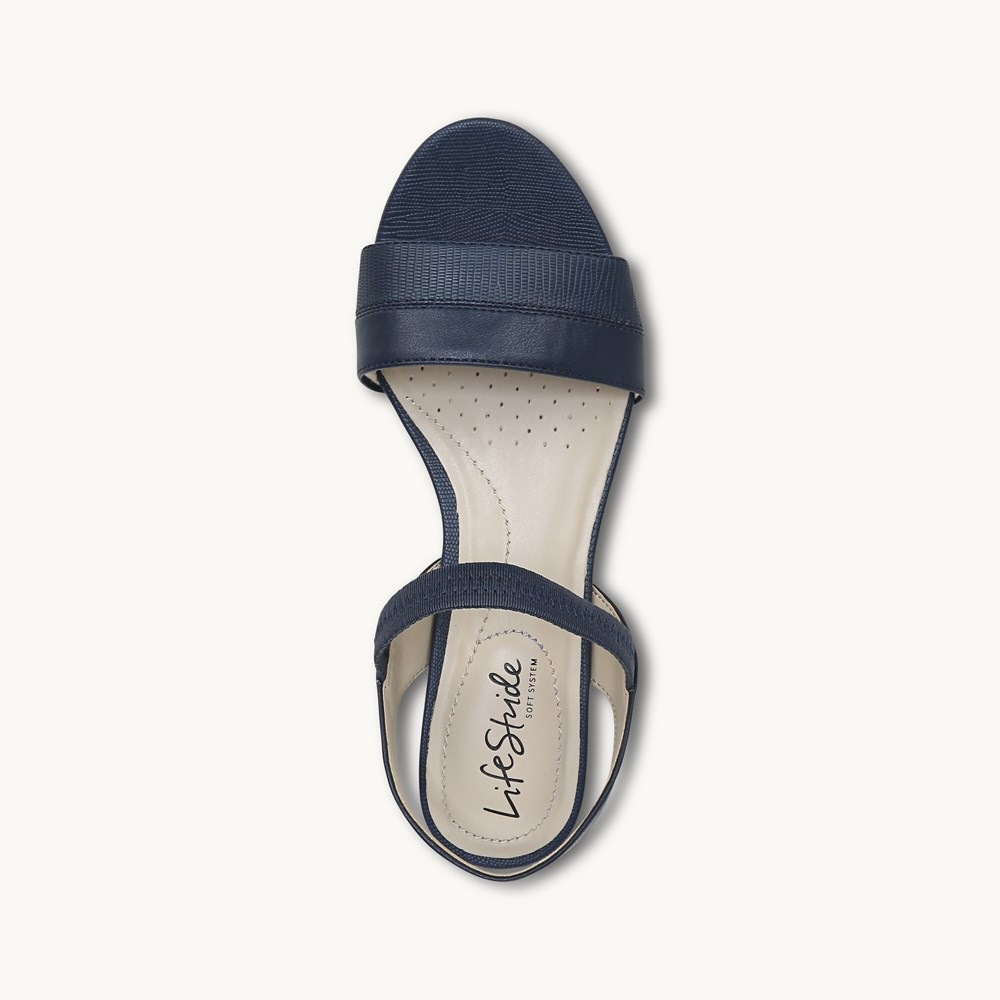 Life stride deals navy sandals