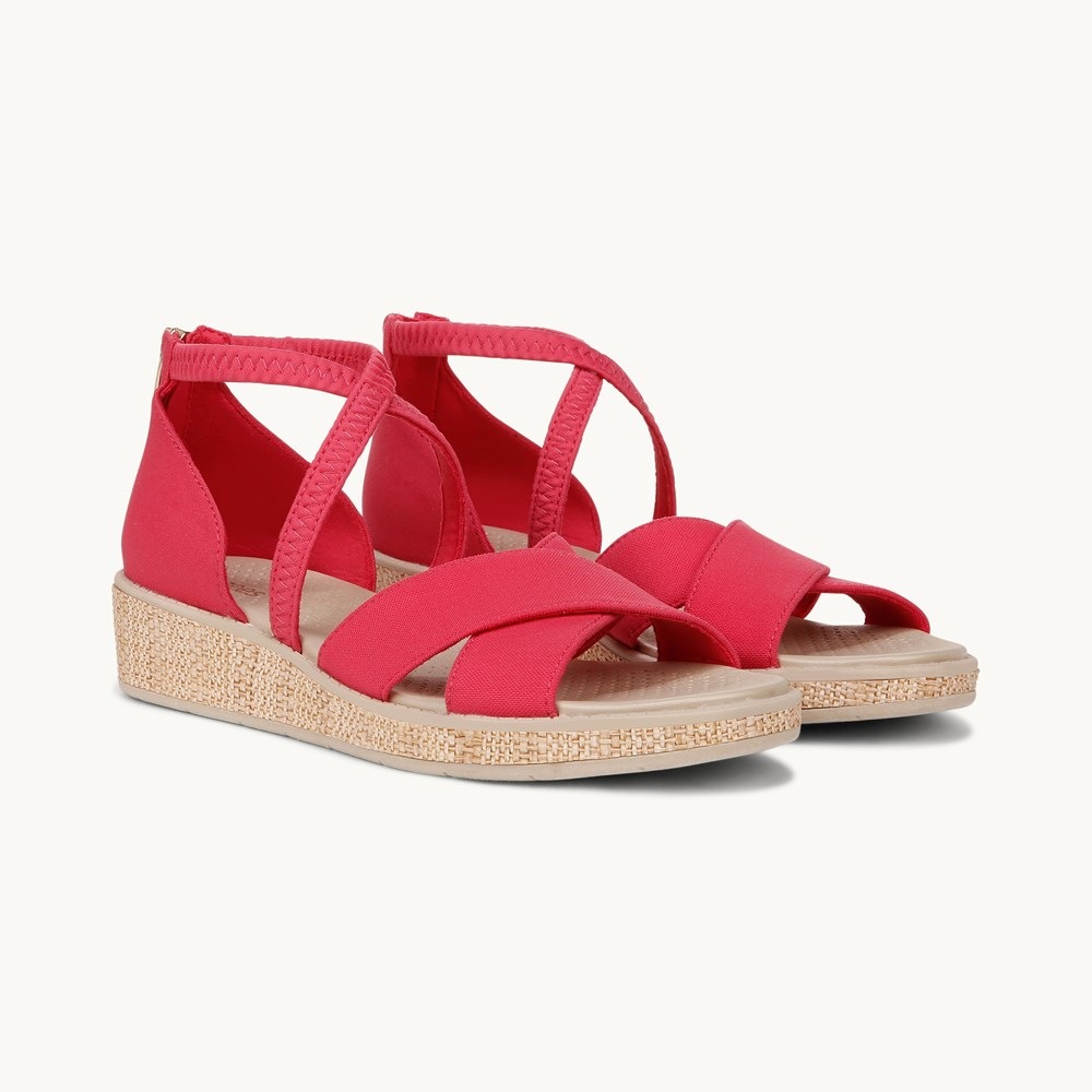 LifeStride Bali Sand Wedge Sandal Womens Heels