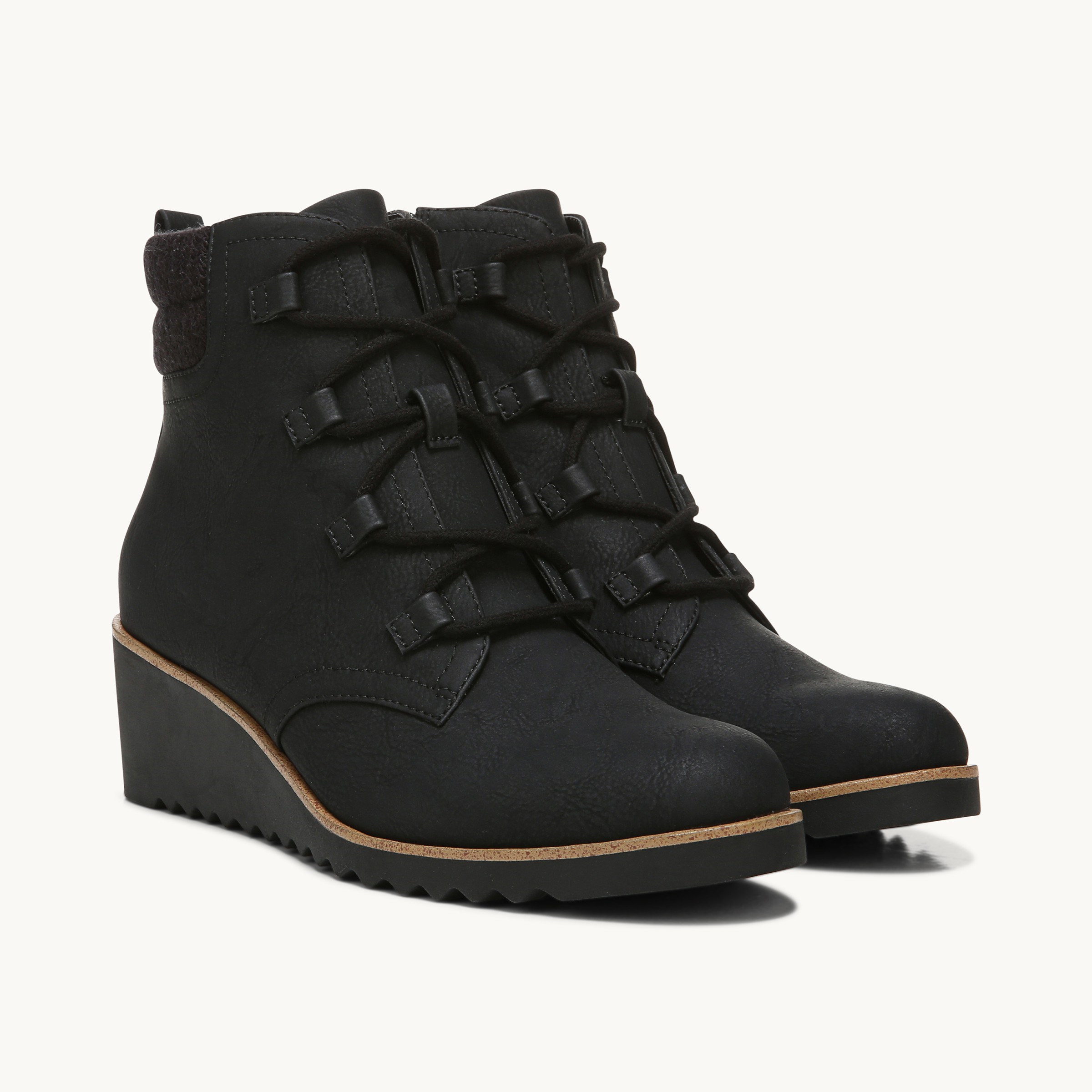 LifeStride Zone Lace Up Wedge Bootie | Womens Boots