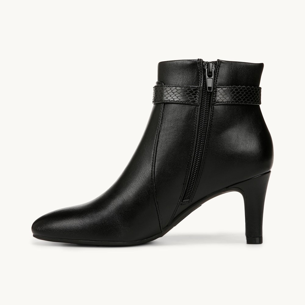 Lifestride black ankle shops boots