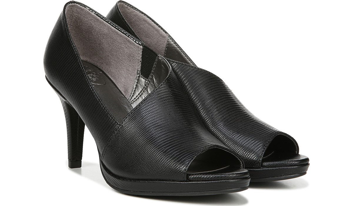 lifestride peep toe shoes