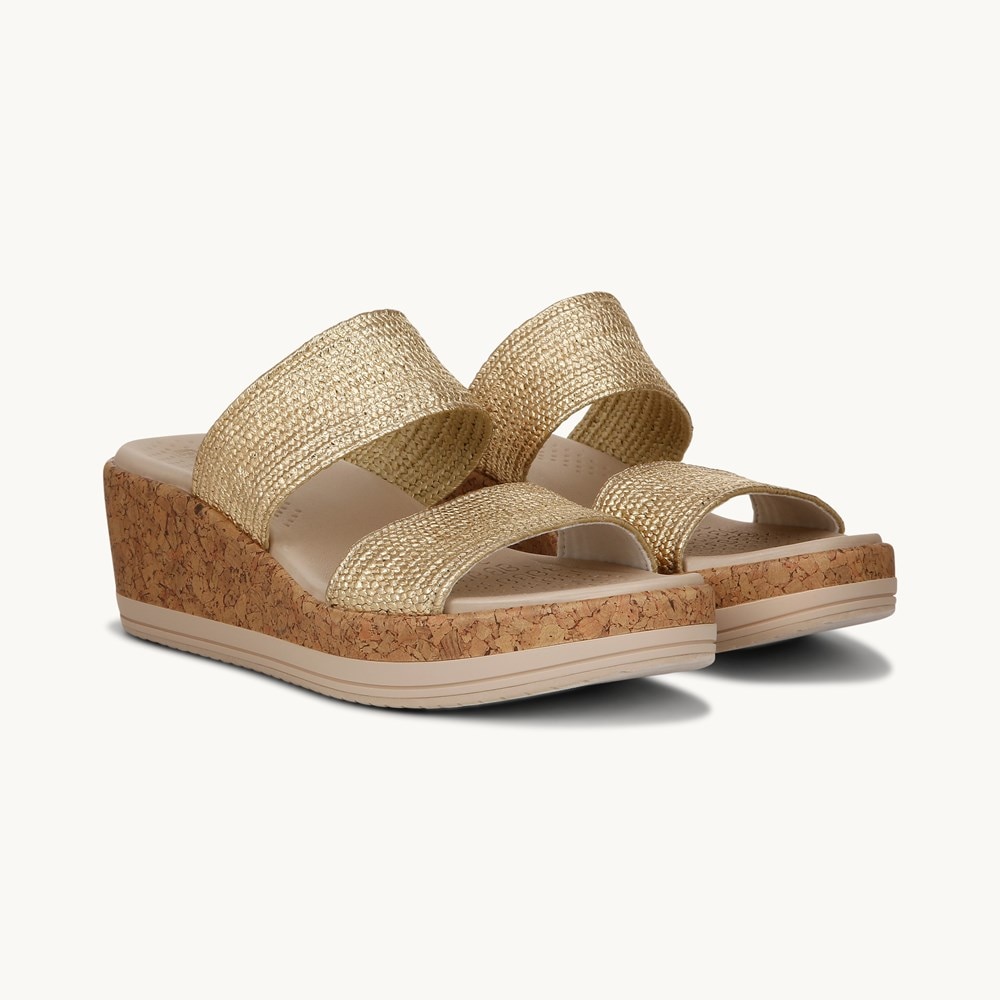 Lifestride gold sandals online