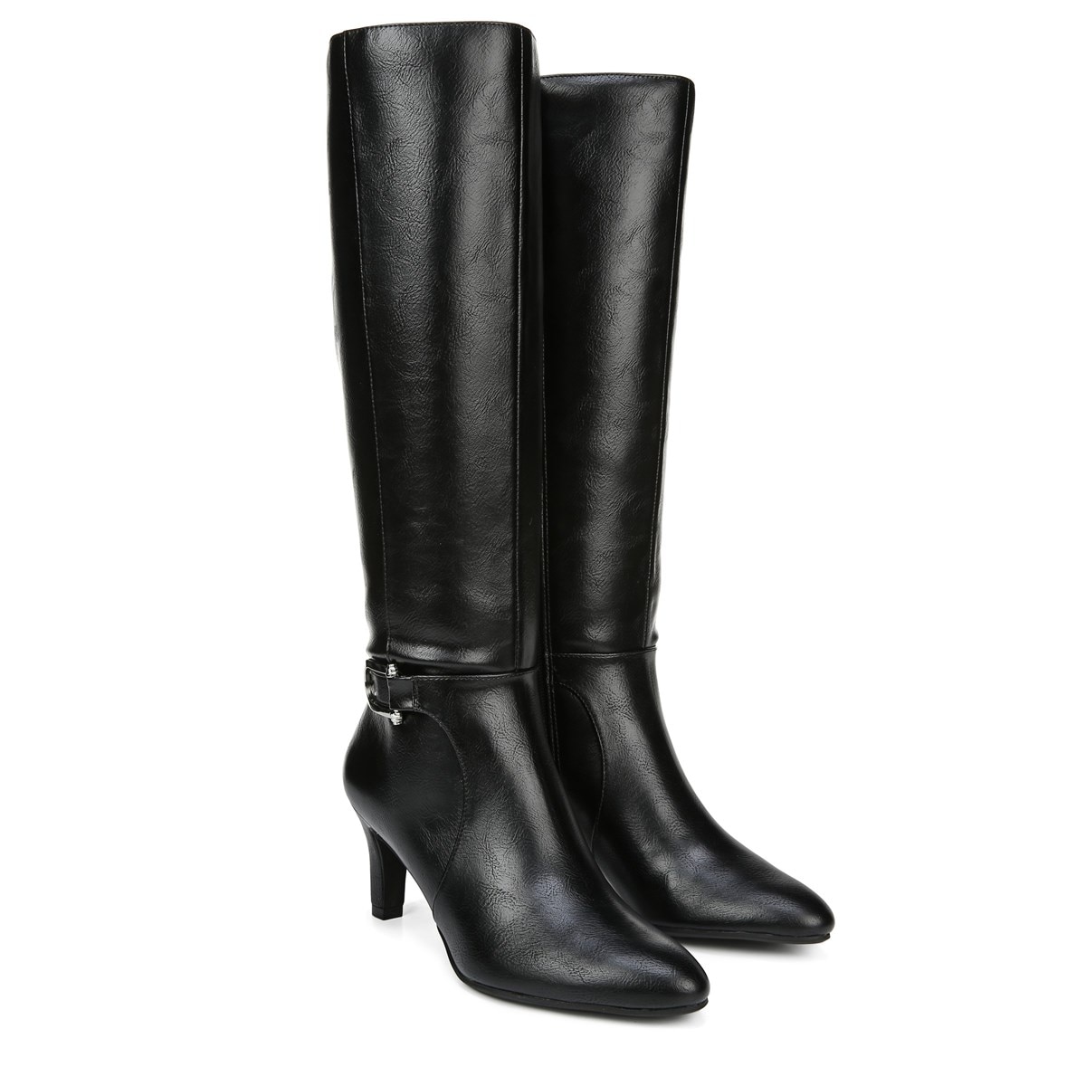 wide calf waterproof leather boots
