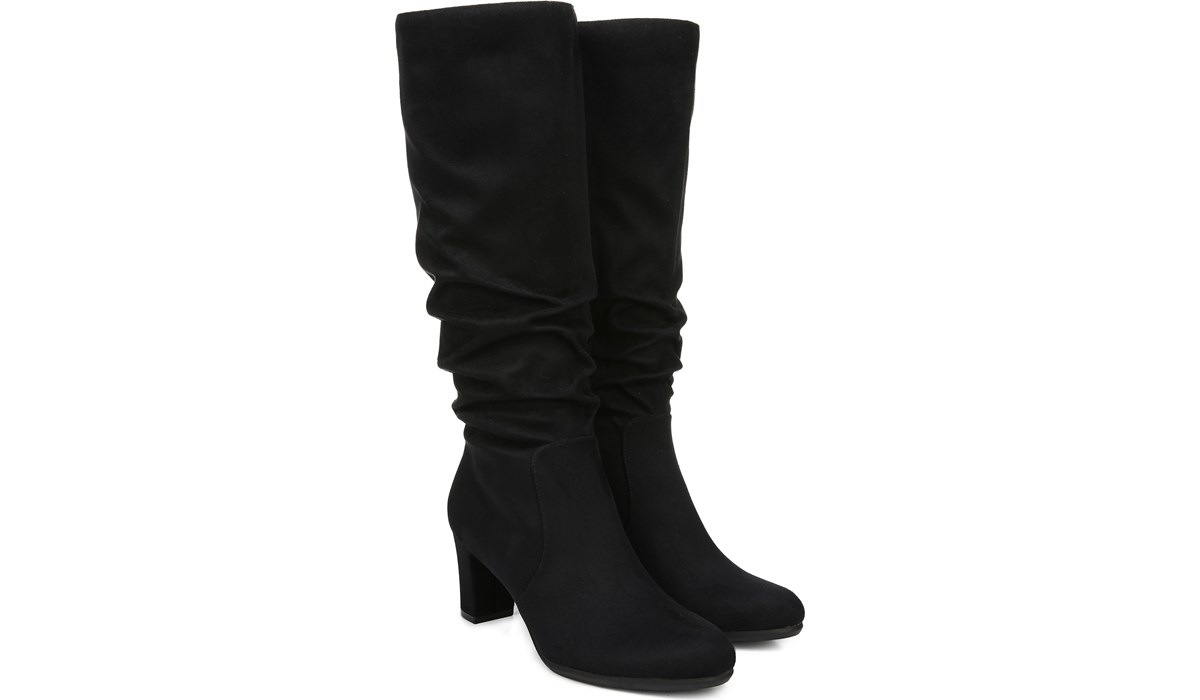 wide width slouch boots