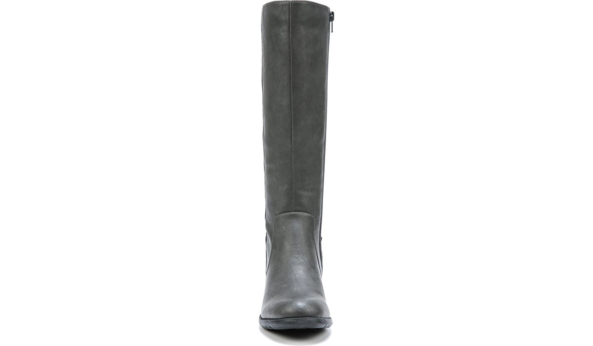grey riding boots wide calf